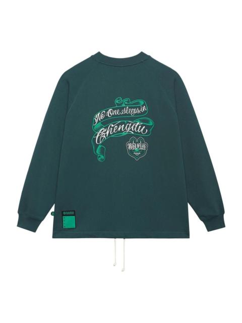 Li-Ning Li-Ning BadFive Graphic Sweatshirt 'Green' AWDSJ07-2