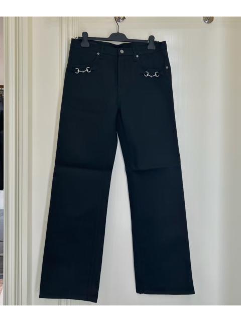 GUCCI Gucci La Famigilia Horsebit Denim Cotton Jeans
