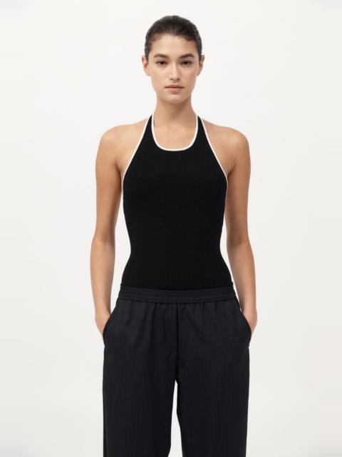 ST. AGNI Fine Line Halter Top