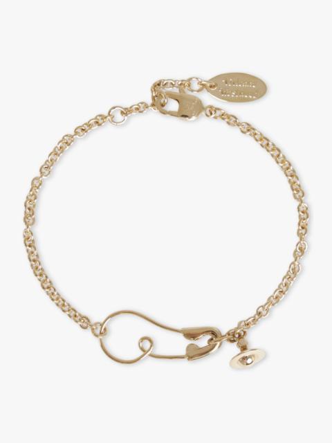 Vivienne Westwood MAXIMA SAFETY PIN BRACELET | GOLD