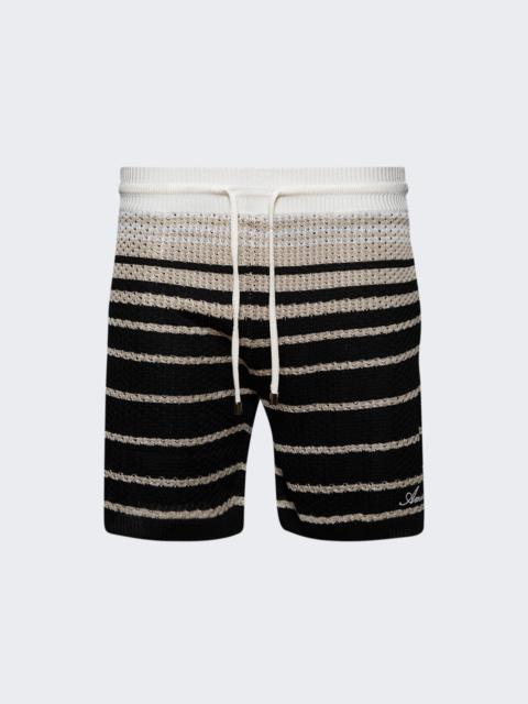AMIRI Striped Short Black