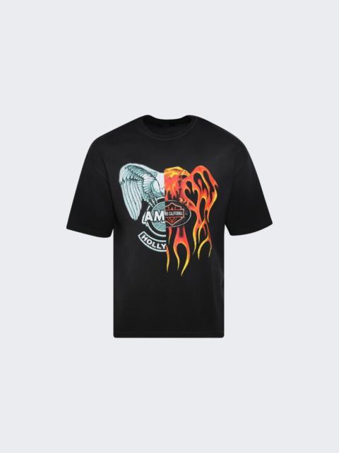 AMIRI Spliced Logo Tee Black