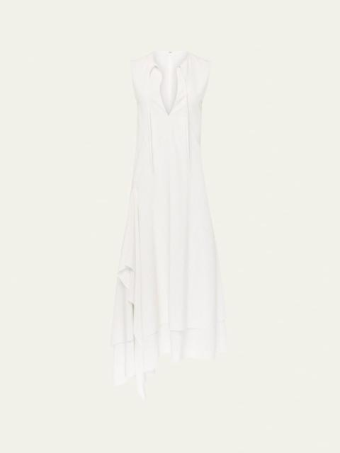JW Anderson Striped Double Layer Sleeveless Dress