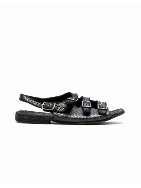Other Designers Christian Peau - PYTHON SKIN SANDALS.Like Guidi or Uma Wang