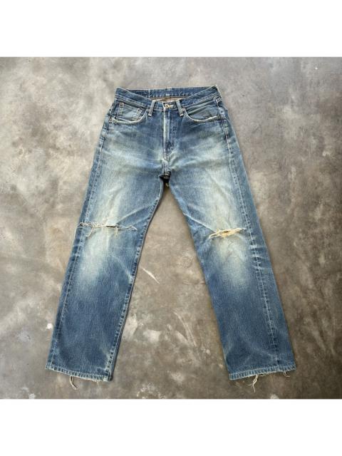 Other Designers Vintage Edwin 505x Distressed Faded Denim Jean Pant W29
