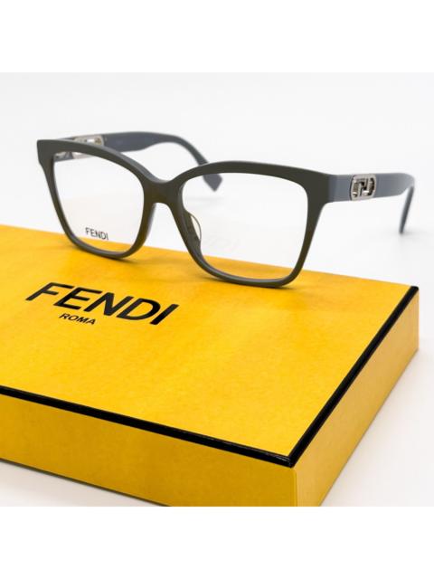 FENDI NEW FENDI FE50025I 020 SHINY GREY UNISEX EYEGLASSES FENDI