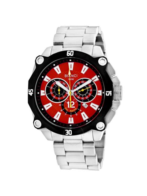 Other Designers Roberto Bianci Enzo Chronograph Quartz Red Dial Men's Watch RB71010
