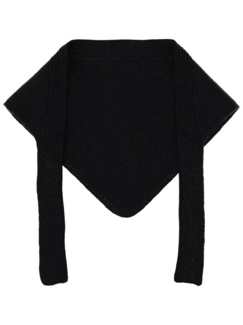 JACQUEMUS Jacquemus Women Grosgrain Logo Shawl