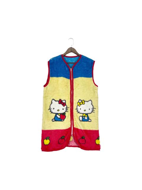 Other Designers Character Hero - Vintage Hello Kitty Full Zipper Mid Length Fleece