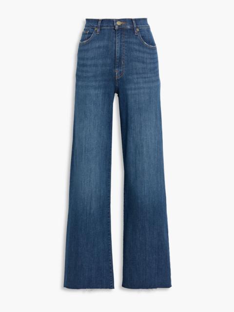 FRAME Le Slim Palazzo high-rise wide-leg jeans
