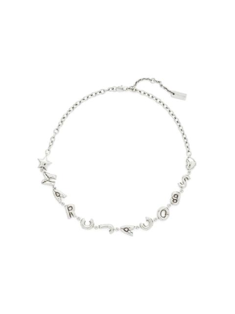 Marc Jacobs logo-lettering necklace