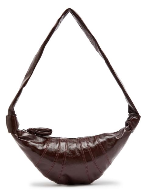 Lemaire Lemaire Croissant Small Glossed Leather Shoulder bag