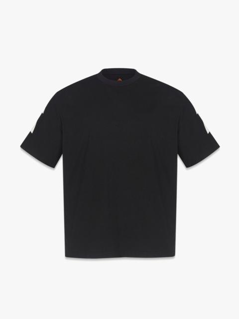 MCM Oversized Laurel Print T-Shirt in Organic Cotton
