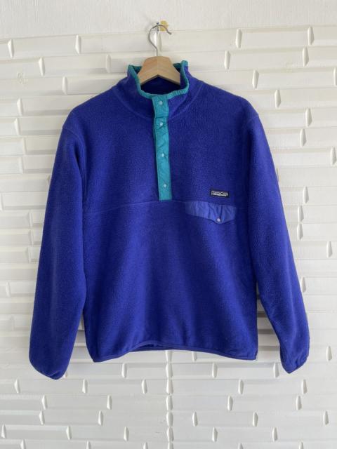 Other Designers Vintage - ❌DELETE TODAY🔥Streetwear Patagonia Fleece Blue Made in USA