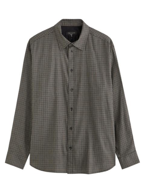 rag & bone Rag & Bone Matthew Checked Cotton-blend Shirt