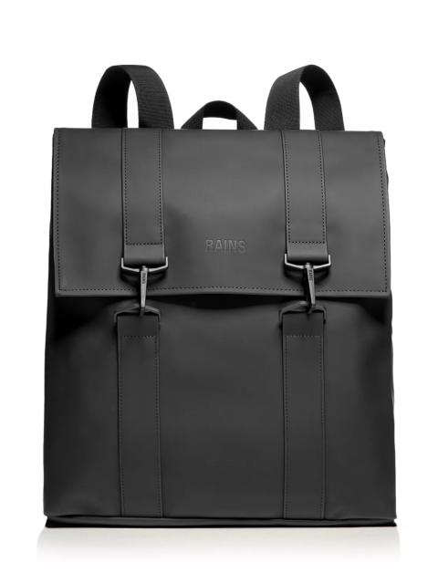 RAINS Msn Faux Leather Backpack