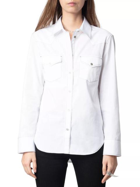 Zadig & Voltaire Thelma Poplin Shirt