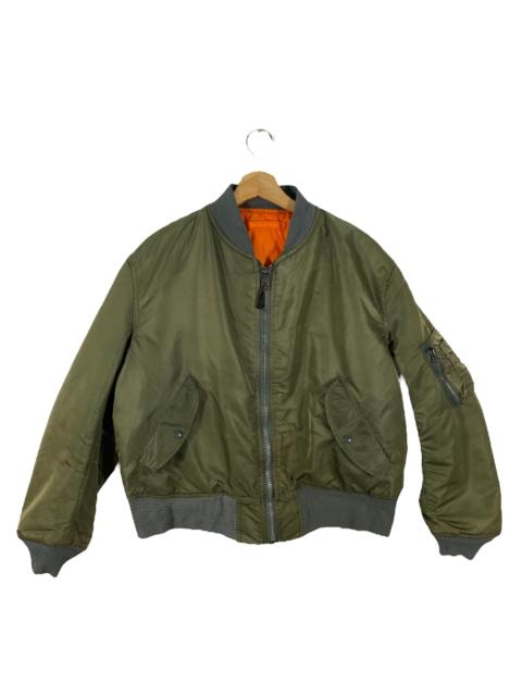 Other Designers Alpha Industries - Vintage 90s Alpha Industries MA-1 Reversible Bomber Jacket