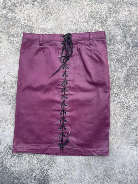 Hysteric Glamour Hysteric Glamour Dark Pink Rope Detailed Skirt