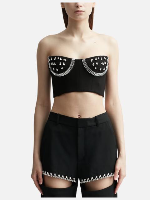 AREA CRYSTAL WATERMELON CUP BUSTIER