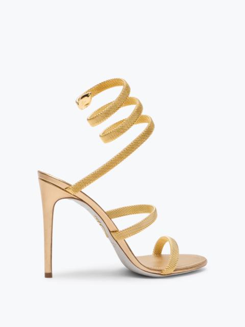 RENE CAOVILLA Trigold Cleo Gold Sandal 105