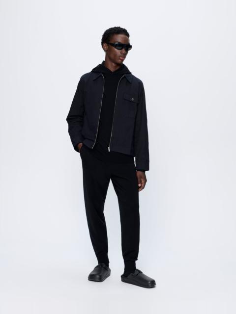 PANGAIA Mens DNA Regenerative Merino Wool Hoodie - Black