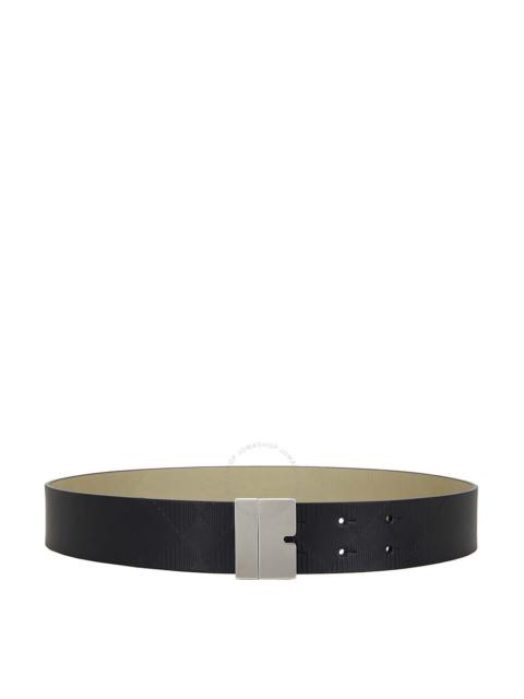 Burberry Burberry Leather Reversible B Cut Belt