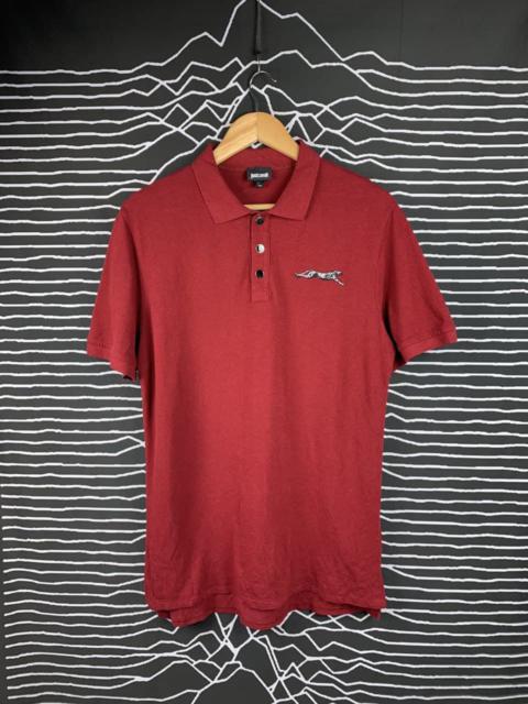 Other Designers Just Cavalli Cheetah Logo Basic Polo