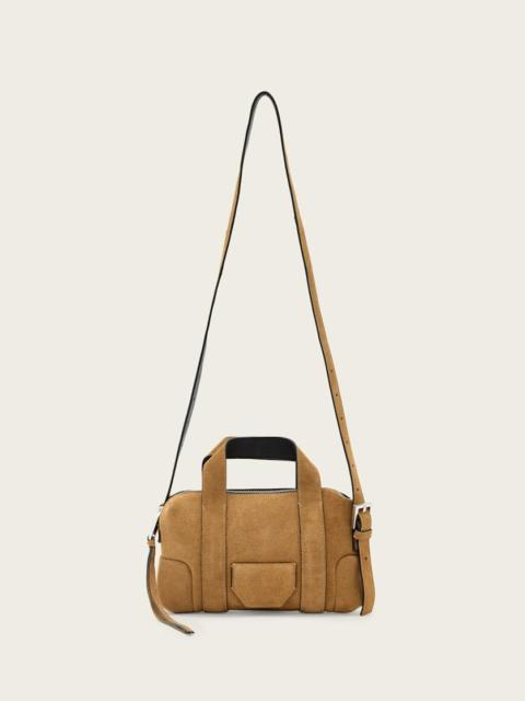 ALLSAINTS ARES COMPACT SUEDE CROSSBODY