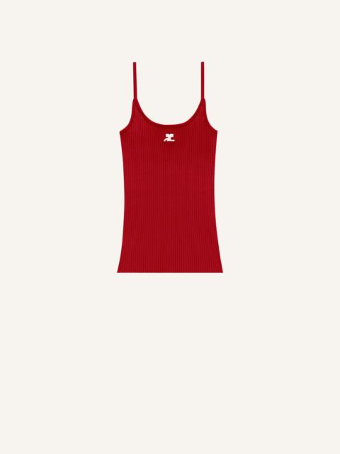 courrèges REEDITION KNITTED TANK TOP