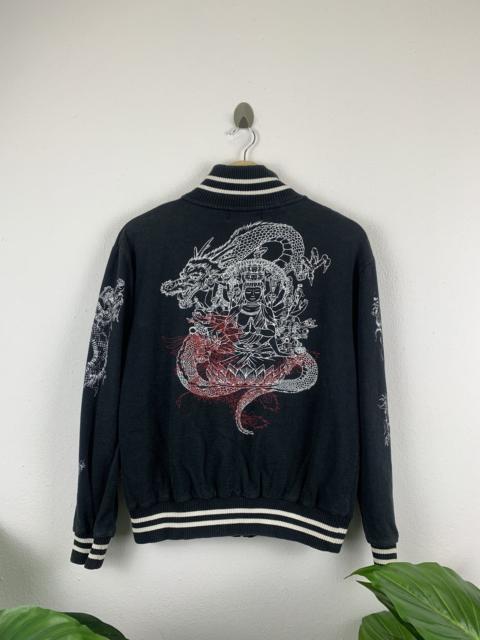 Other Designers Japanese Brand - Vintage sukajan dragon zipper jacket