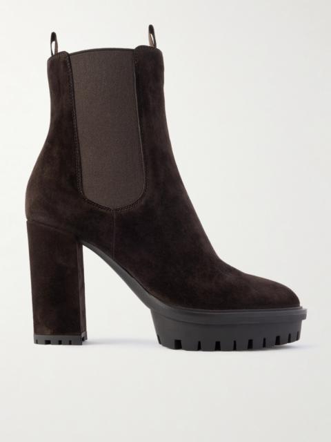 Gianvito Rossi 70 Suede Chelsea Boots