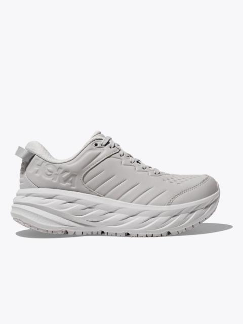 HOKA Women's Bondi SR Shoes in Harbor Mist/Lunar Rock