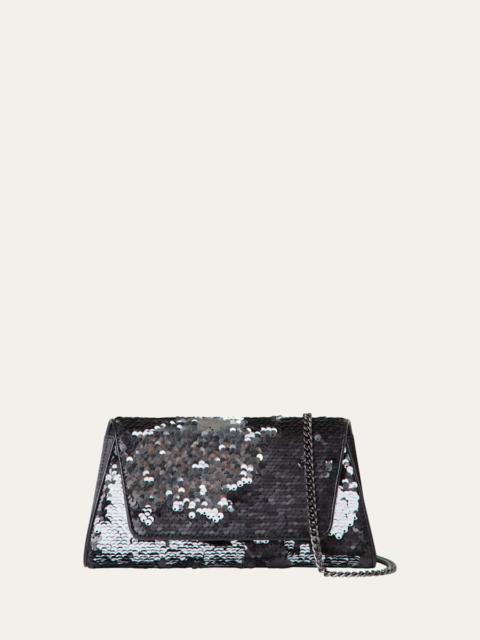 AKRIS Anouk Mini Sequined Clutch Bag