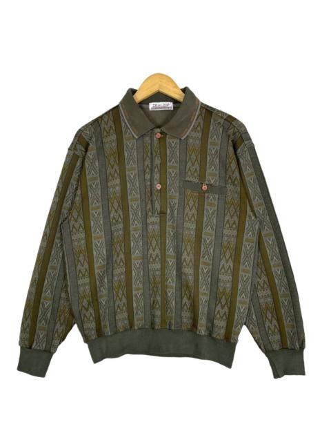 Other Designers Japanese Brand - Vintage Zealzip Casual Wear Shirt Long Sleeve Single Pocket