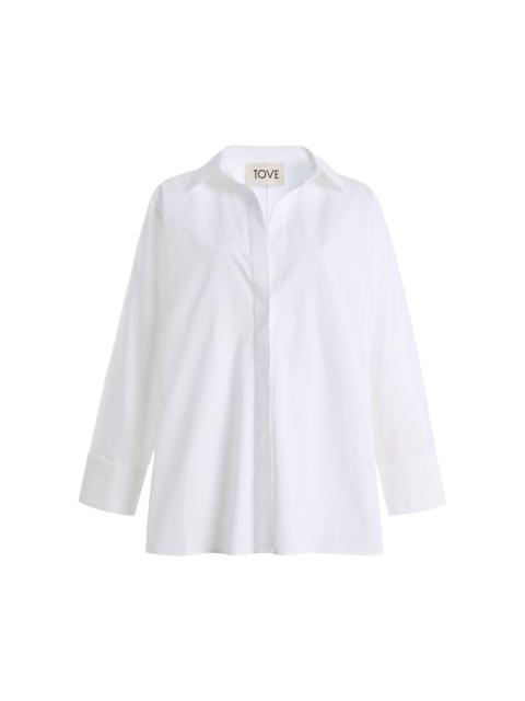 TOVE Immy Cotton Shirt white