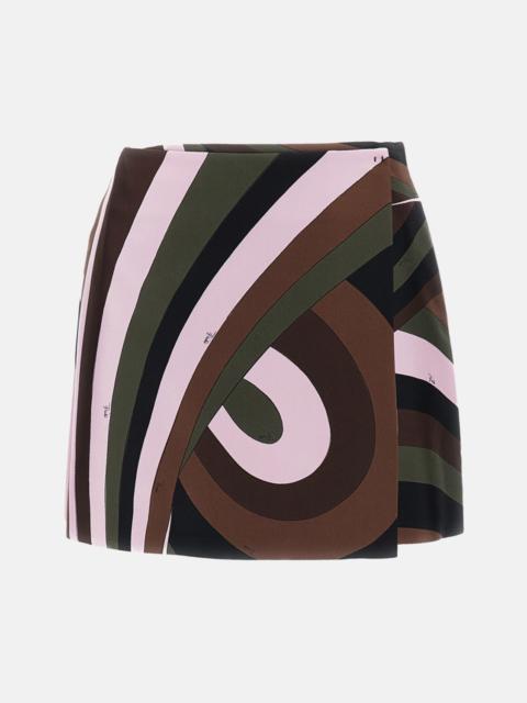 PUCCI Emilio Pucci Women Silk Twill Mini Skirt
