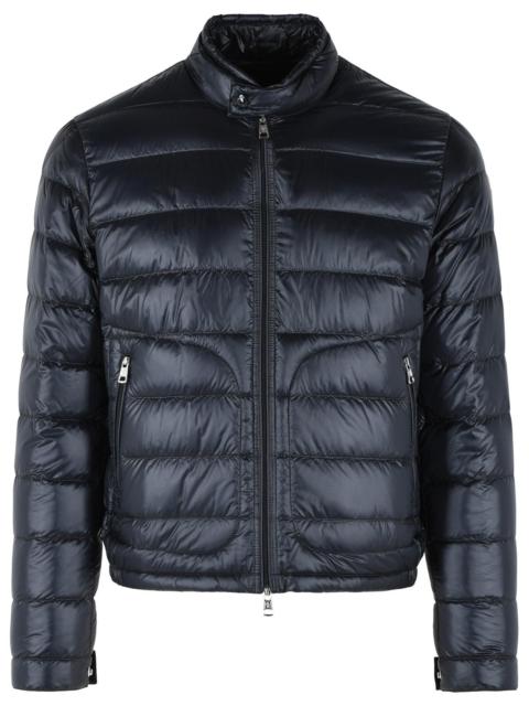 Moncler Moncler 'Acorus' Navy Blue Polyamide Short Down Jacket Men