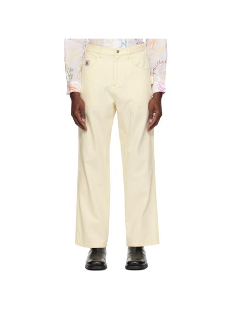 BODE Off-White Greenskeeper Knolly Brook Trousers