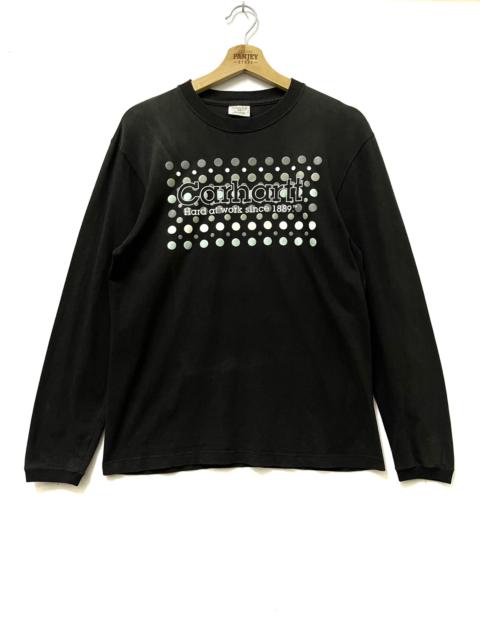 Other Designers Vintage - Carhartt Big Logo Long Sleeve Shirt Black