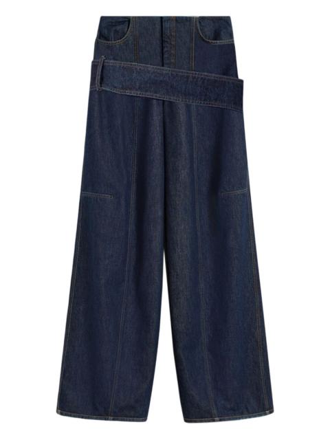 Sportmax Aia belted wide-leg jeans