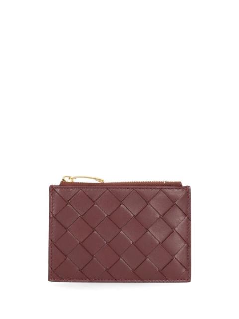 Bottega Veneta Bottega Veneta Women Woven Card Holder With Zip