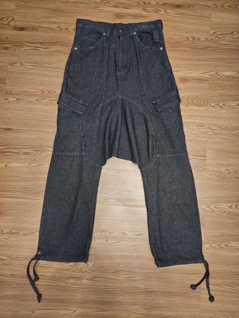Other Designers Japanese Brand - Daily News Drop Crotch Cargo Pants