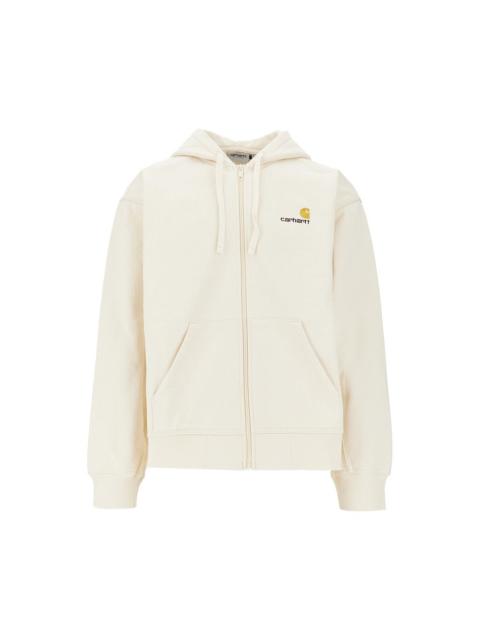 Carhartt WIP Carhartt WIP American Script Full-Zip Hoodie White