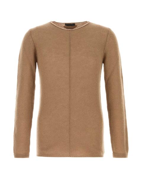 Prada Prada Men Camel Cashmere Sweater
