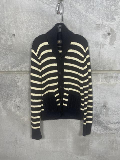 Other Designers RRL Ralph Lauren Cardigan Black White