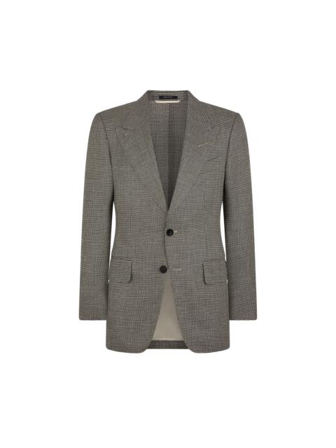 TOM FORD WOOL SILK LINEN SHELTON JACKET