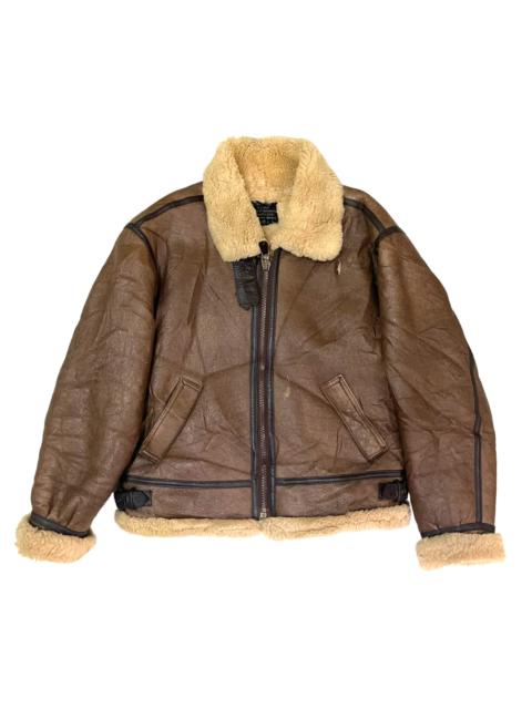 Other Designers Sheepskin Coat - 💥VINTAGE B3 SHEEP SKIN LEATHER SCHOTT BROS INSPIRED JACKET