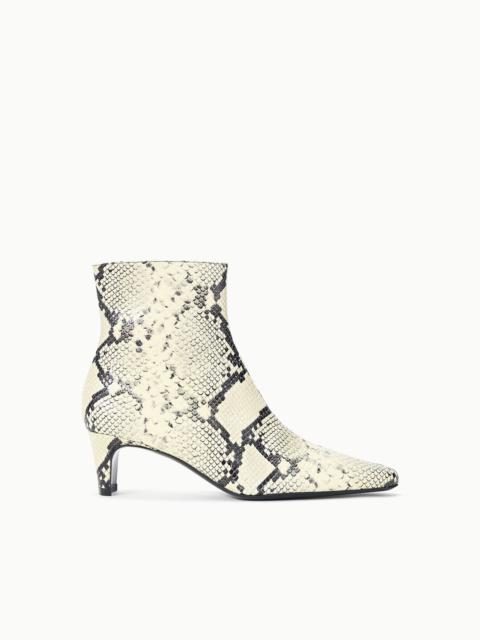 STAUD STAUD WALLY ANKLE BOOT WHITE SNAKE