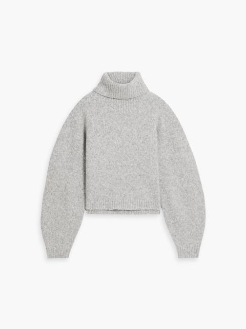 Helmut Lang Mélange merino wool-blend turtleneck sweater